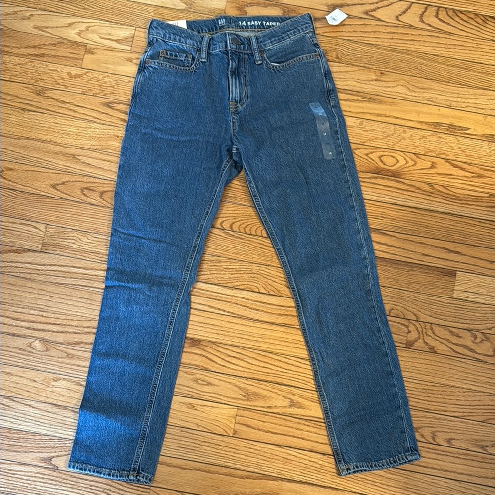 GAP Blue Straight Leg Jeans with Classic Indigo Wash